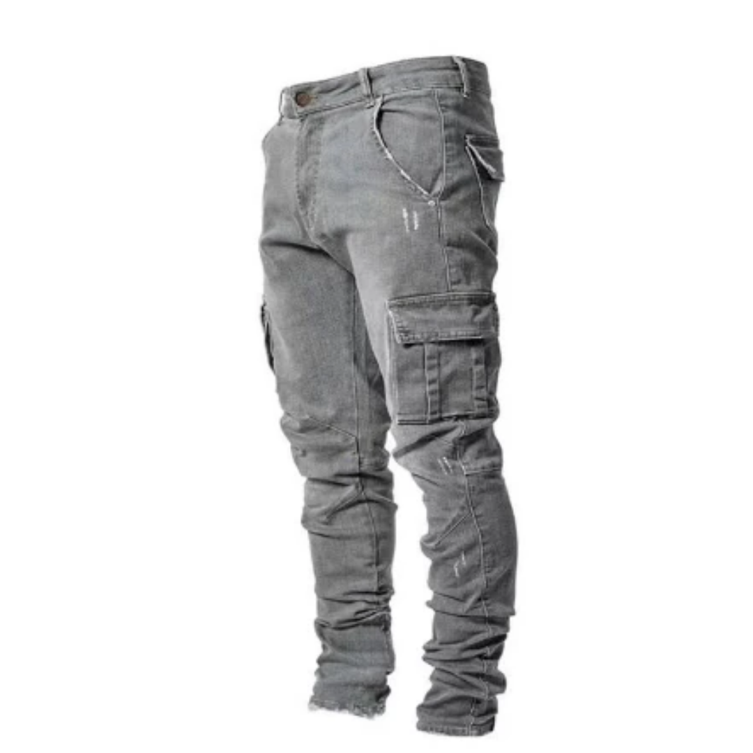 Guel | Rugged Cargo Jeans For Men