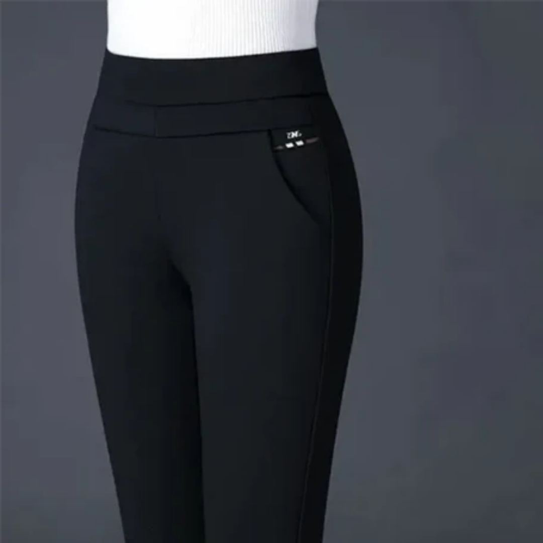 Gritae | Casual High Waisted Fitted Pants For Women