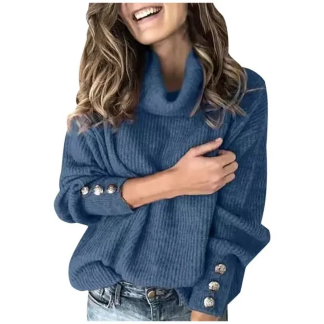 Debbie | Turtleneck Warm Sweater For Women