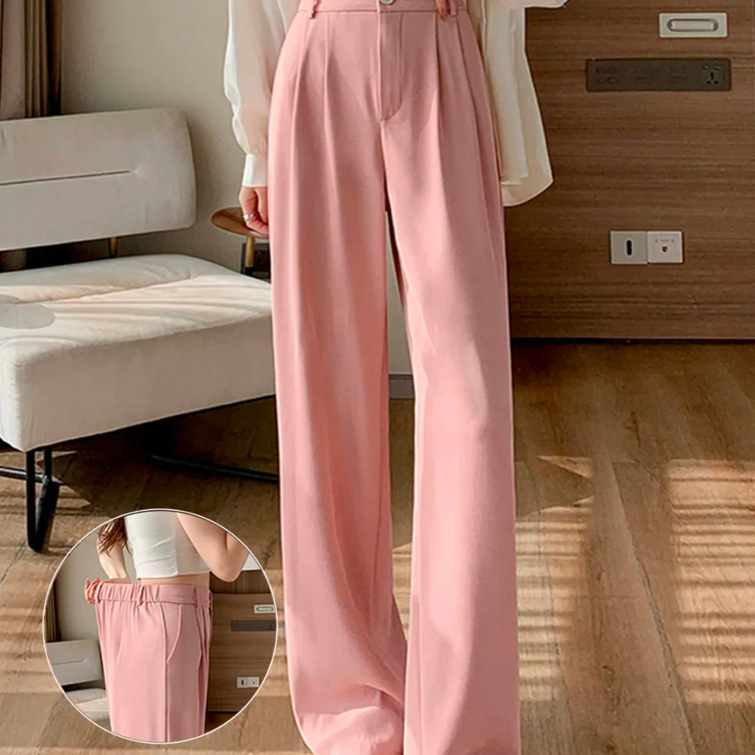 Jennie | Wide Leg Straight Cut Trouser For Women