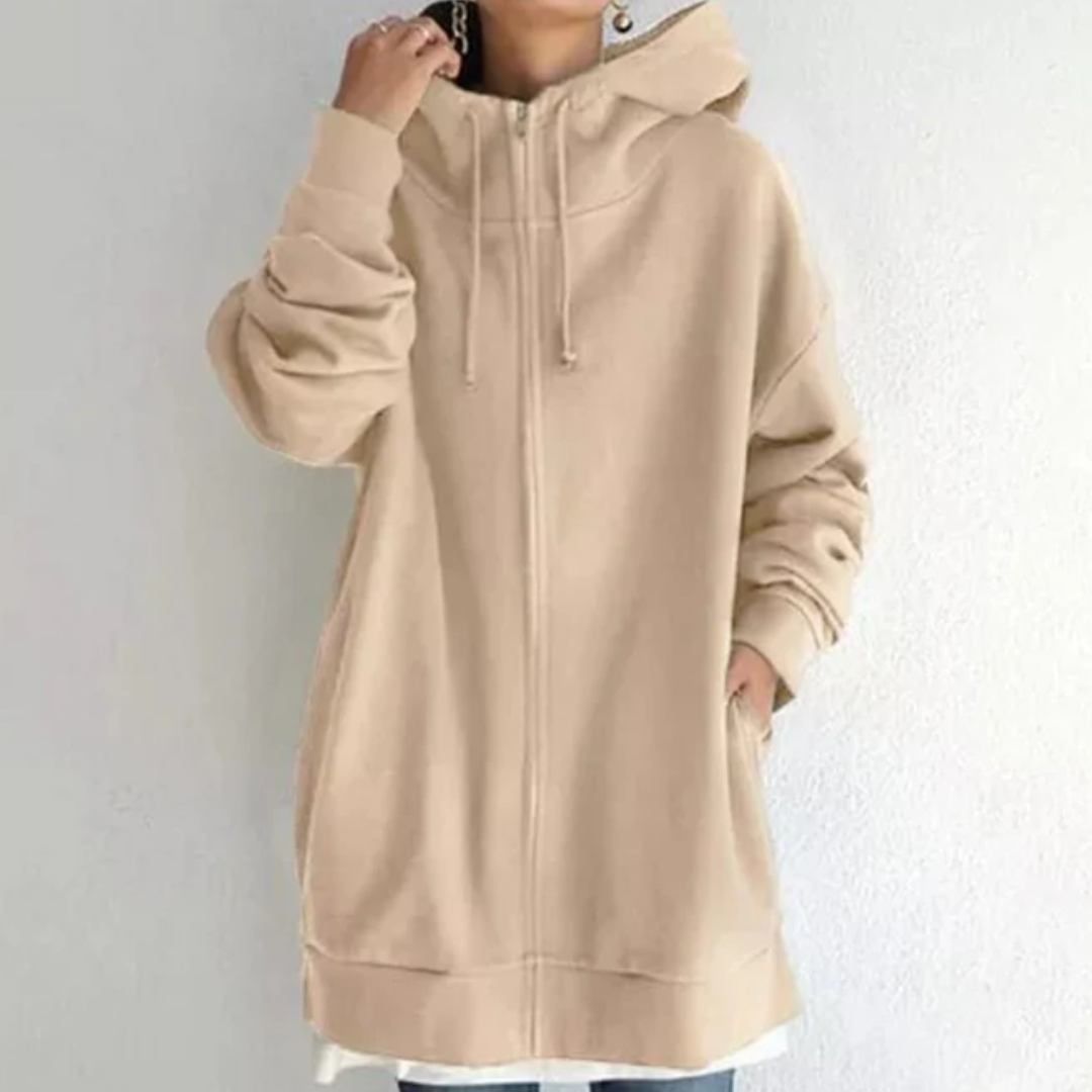 Clara | Long Hooded Jacket For Women