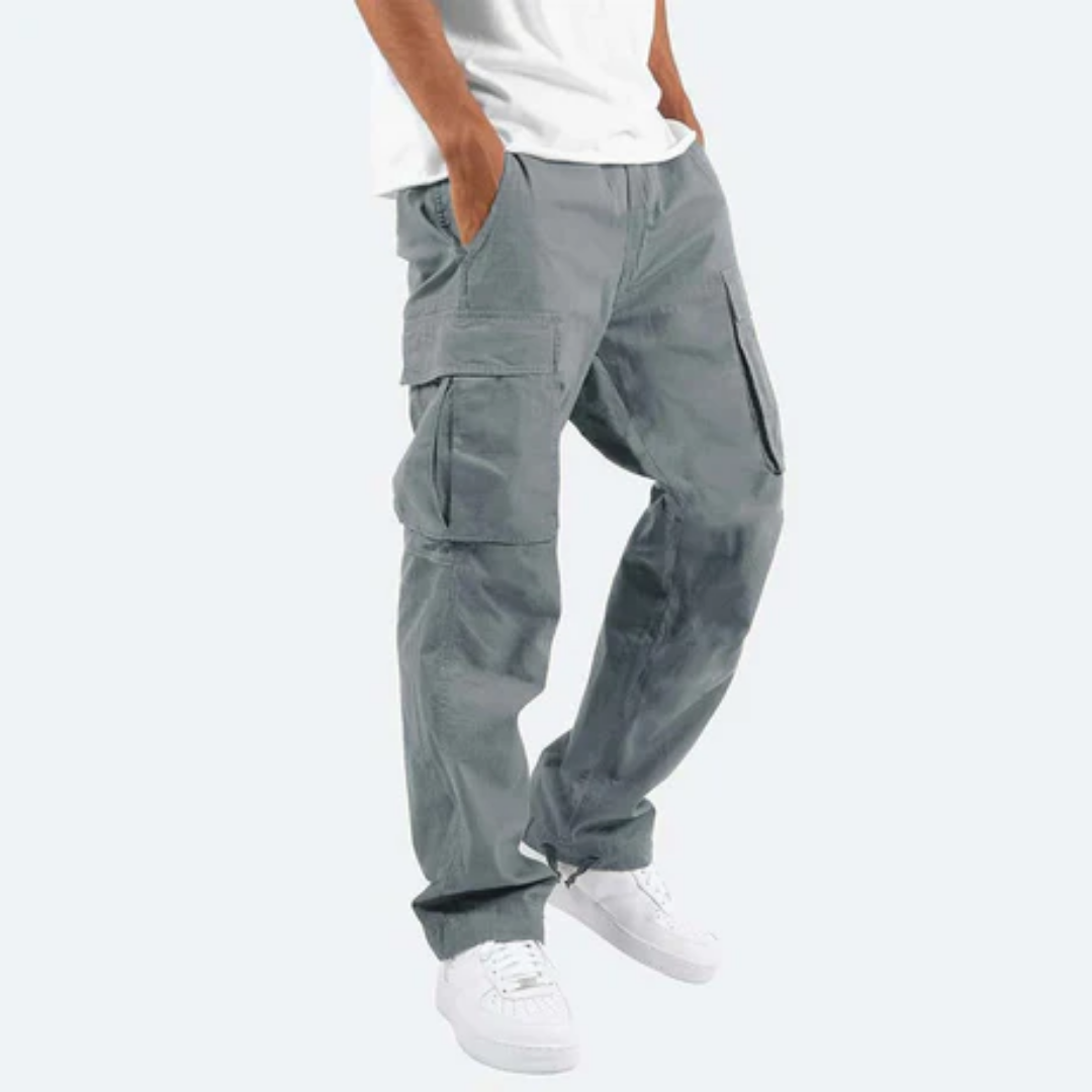 Edmund | Casual Straight Cut Cargo Pants For Men