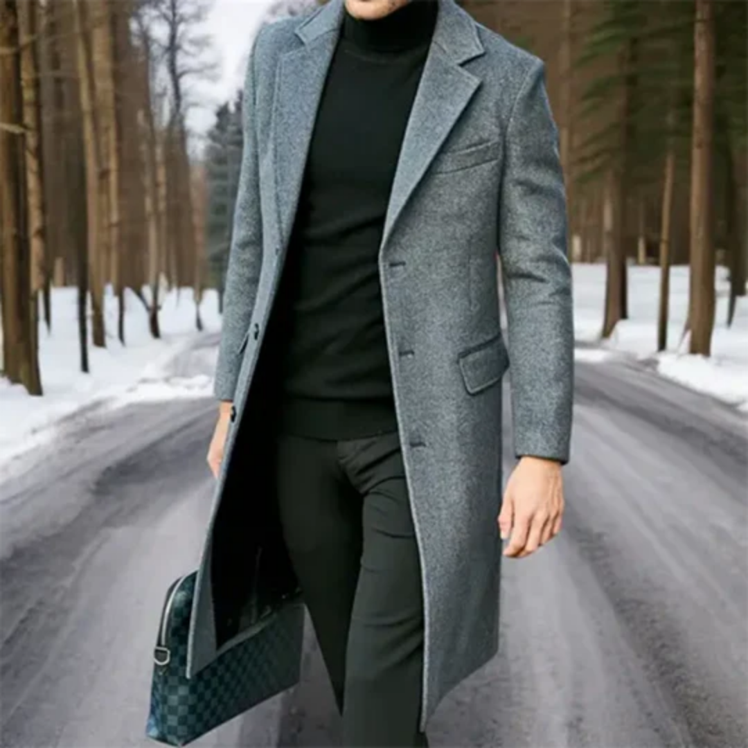 Juliano | Stylish Winter Work Long Coat For Men