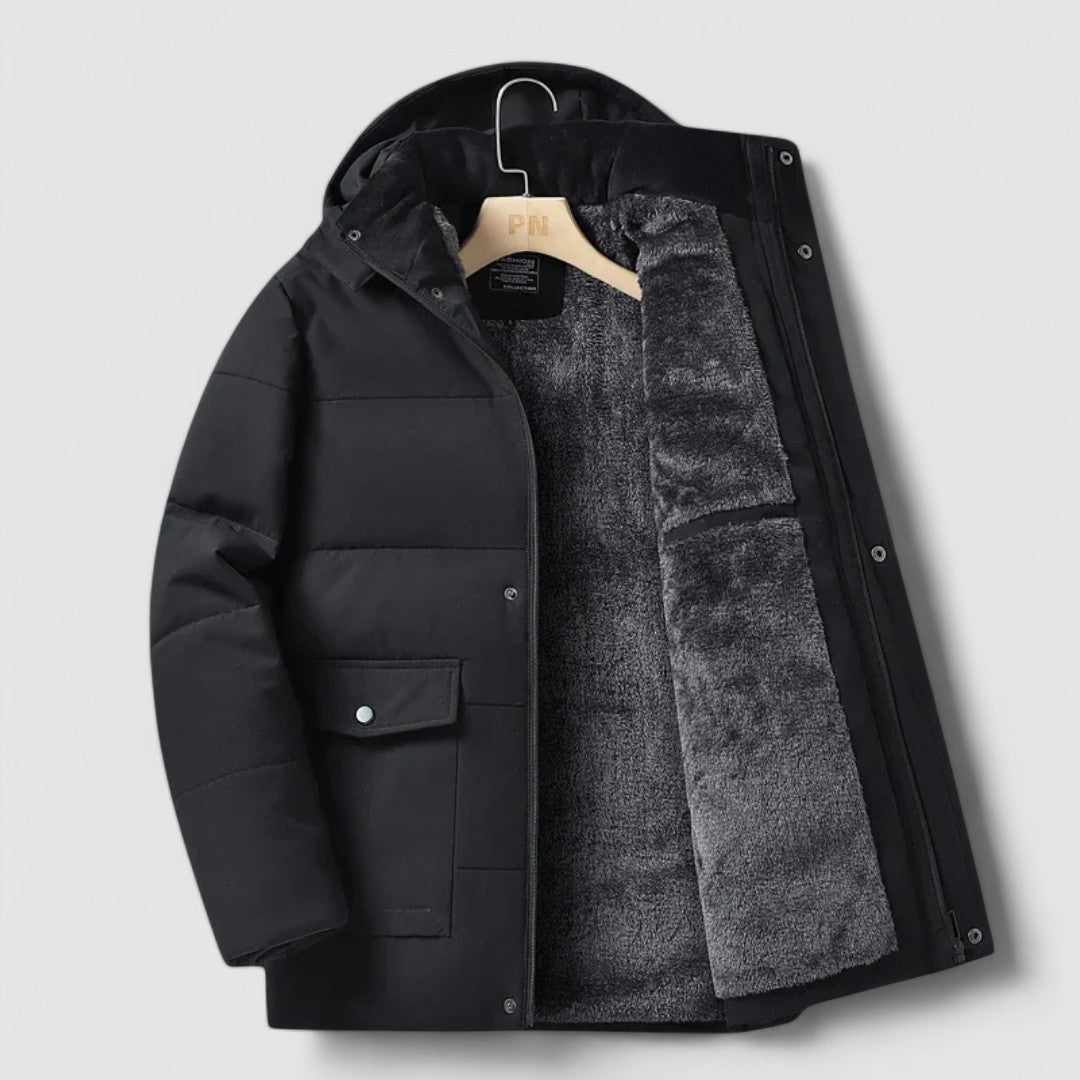 Ancien | Men’s Warm Winter Parka with Detachable Hood