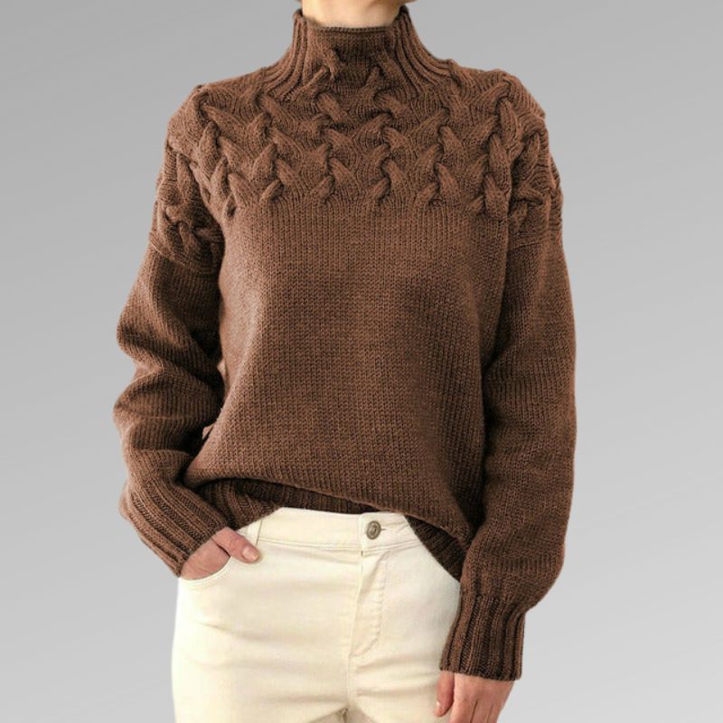 Lauren - Turtleneck Knit Sweater