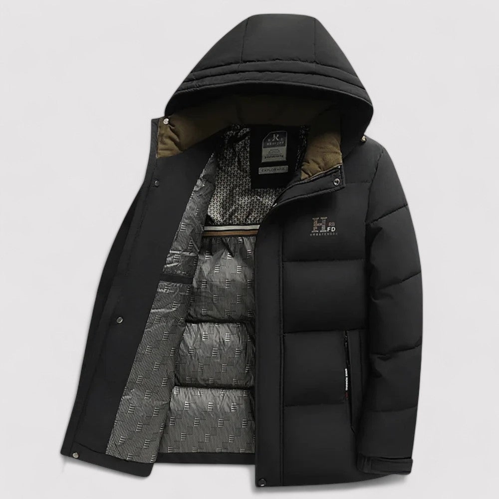 Ancien | Men's Warm Hooded Parka Jacket