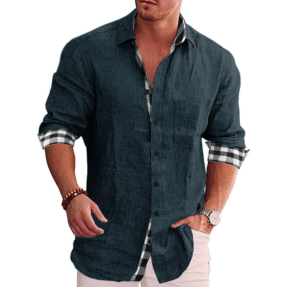 Summer shirt with buttons and pockets