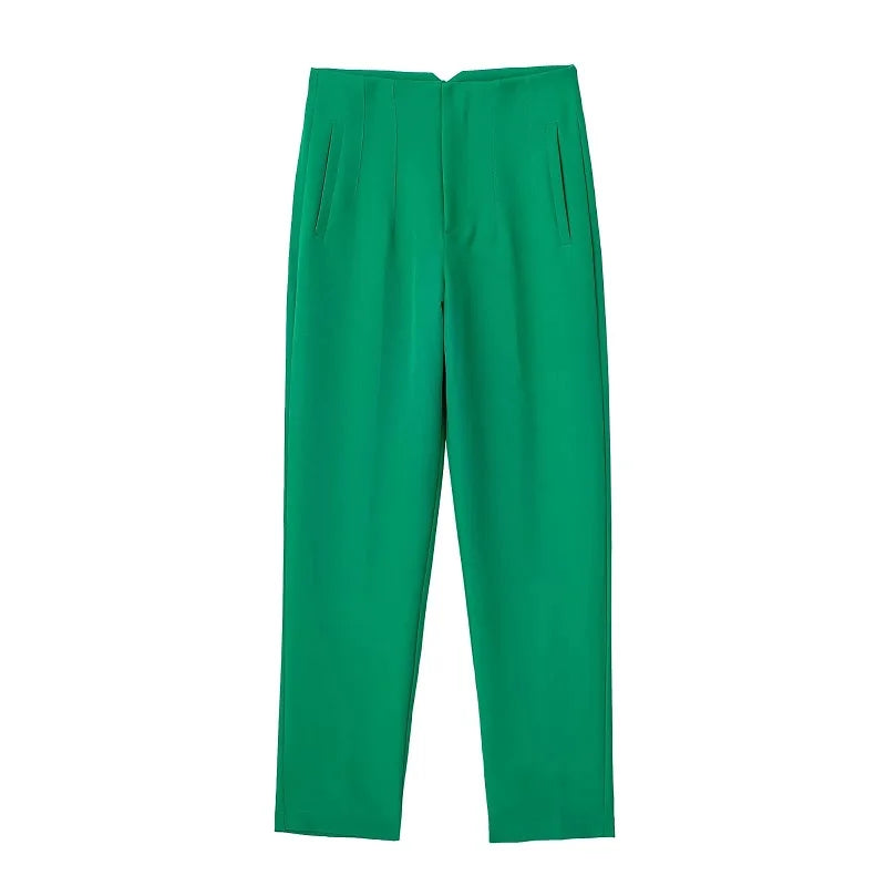 Claude™ - Elegant High-Waisted Trousers