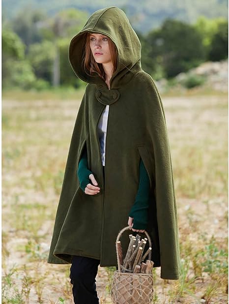 Women's vintage hooded coat short