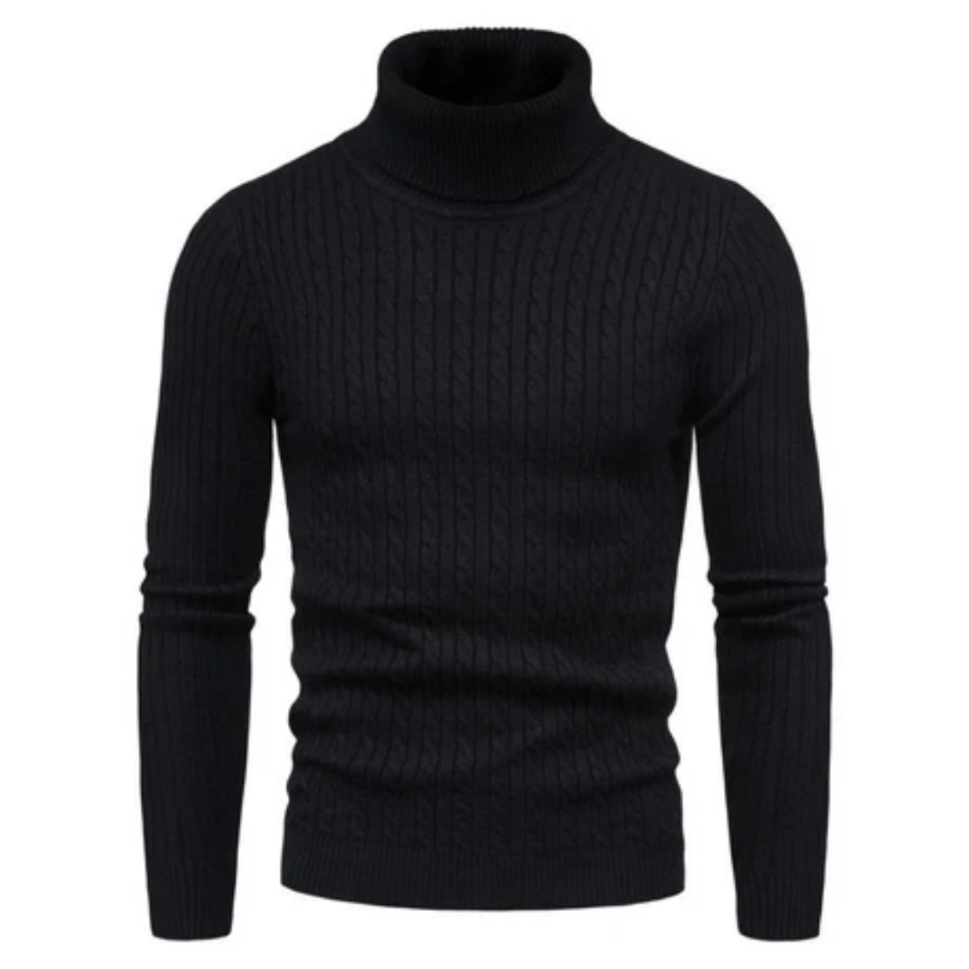 Dierek | Comfortable Winter Tight Turtle Neck Sweater For Men