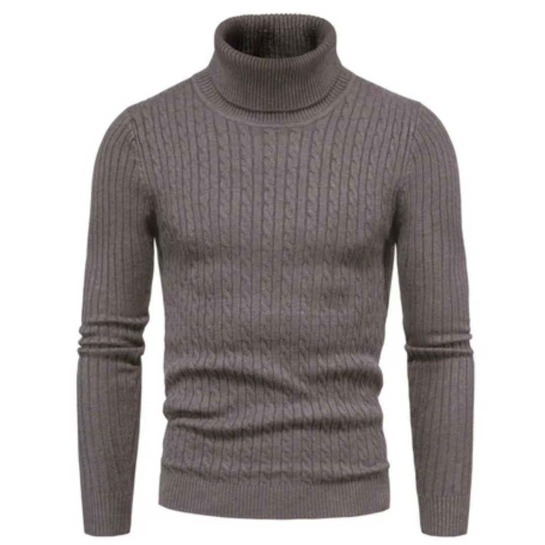 Dierek | Comfortable Winter Tight Turtle Neck Sweater For Men