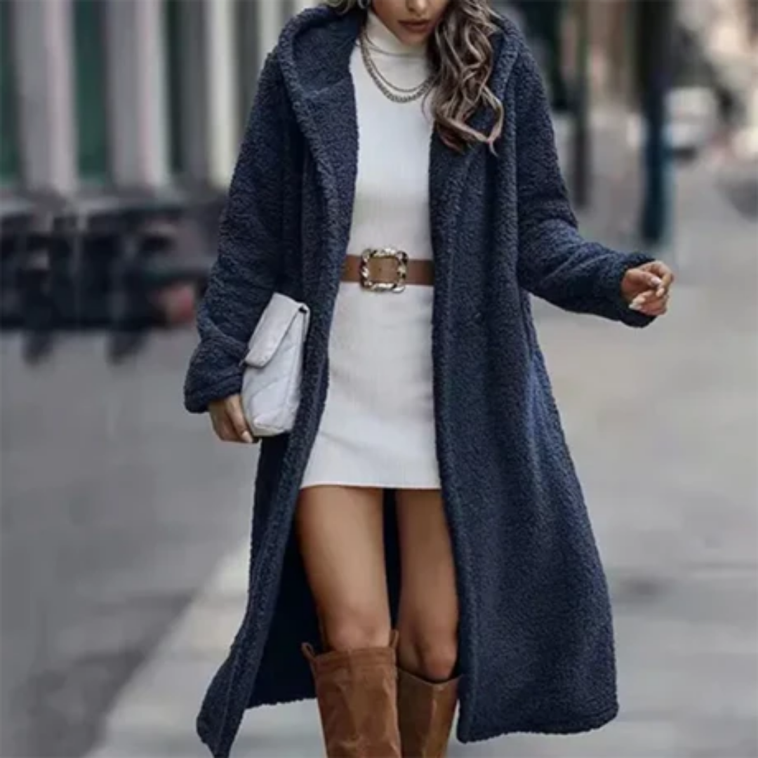 Berandra | Stylish Winter Thick Long Hooded Jacket For Women