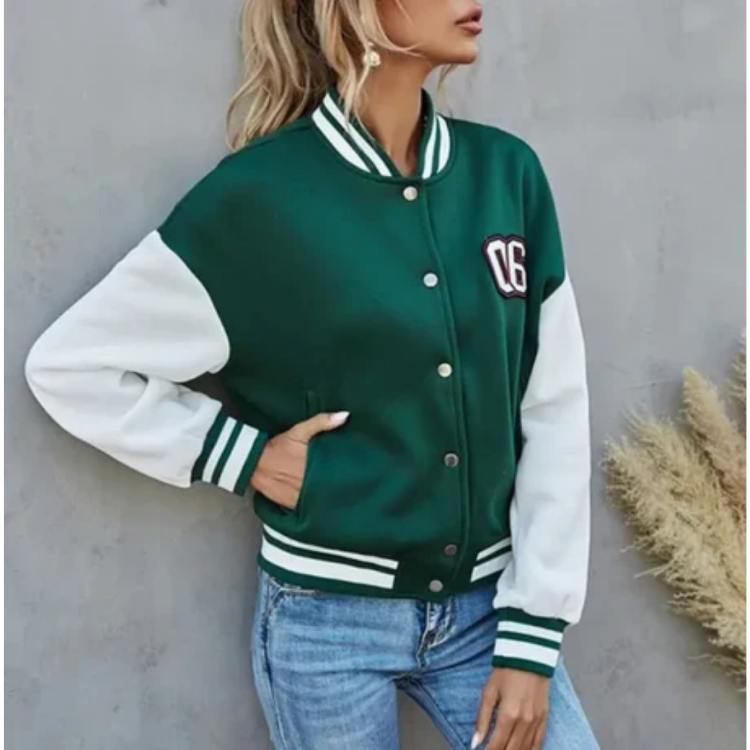 Lianne | Stylish Warm Varsity Jacket For Women