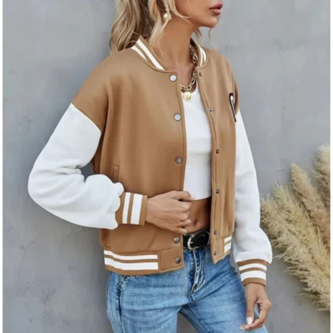 Lianne | Stylish Warm Varsity Jacket For Women