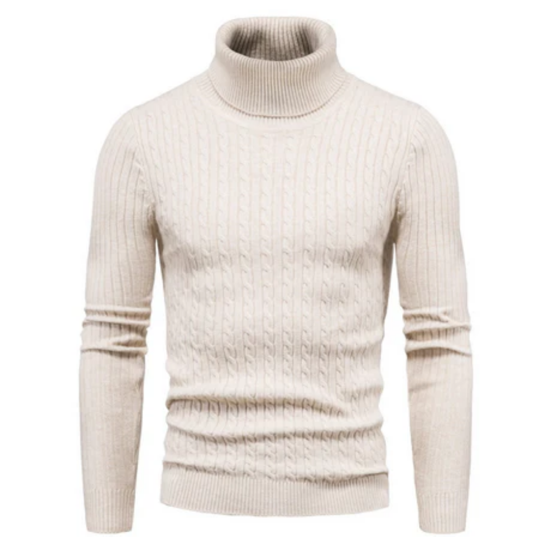 Dierek | Comfortable Winter Tight Turtle Neck Sweater For Men