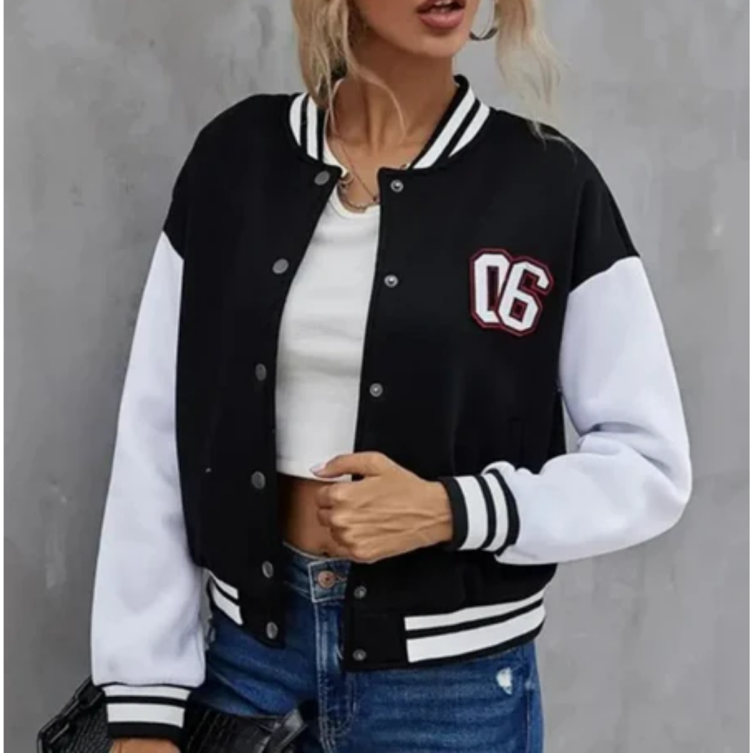 Lianne | Stylish Warm Varsity Jacket For Women