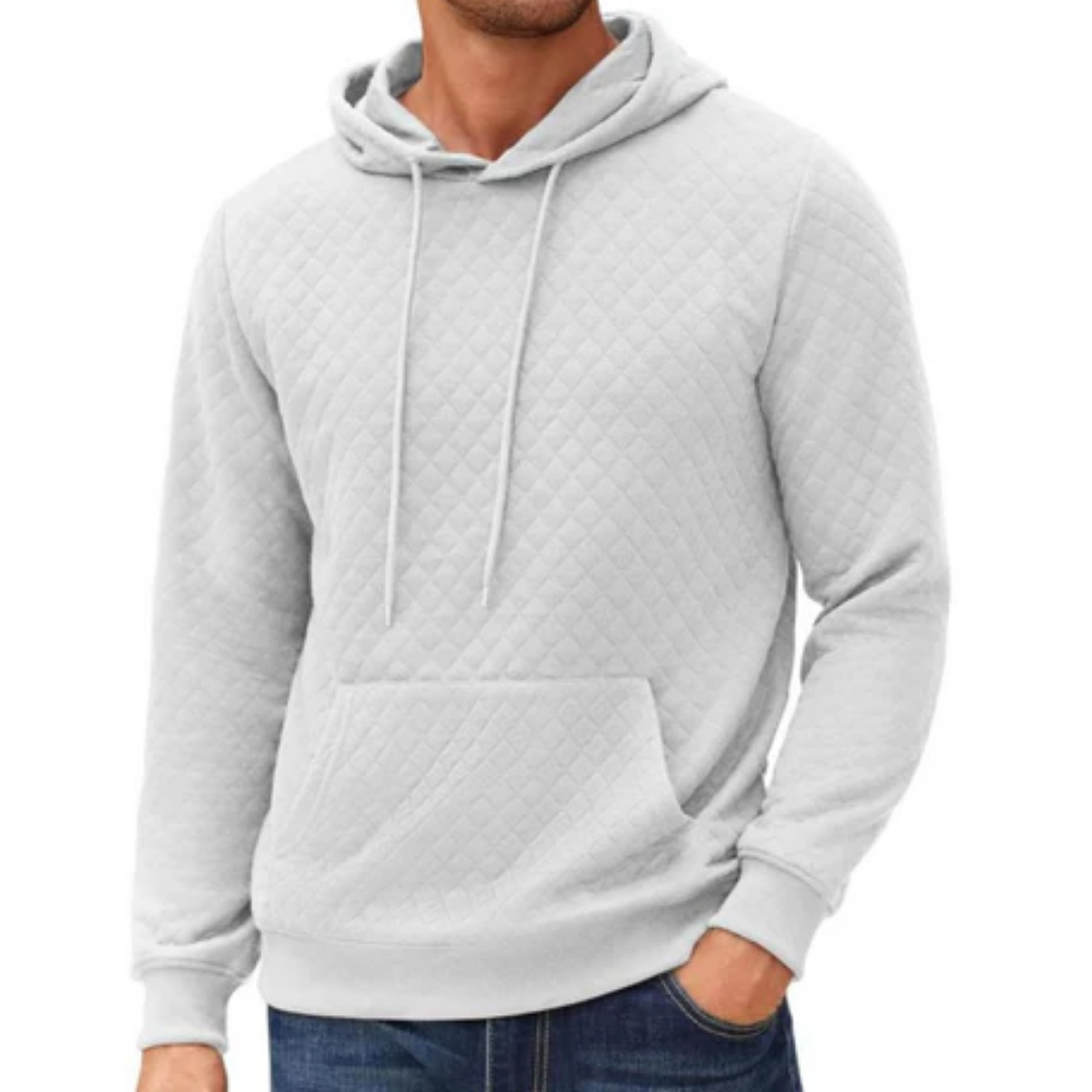 Fredan | Casual Winter Textured Drawstring Hoodie For Men