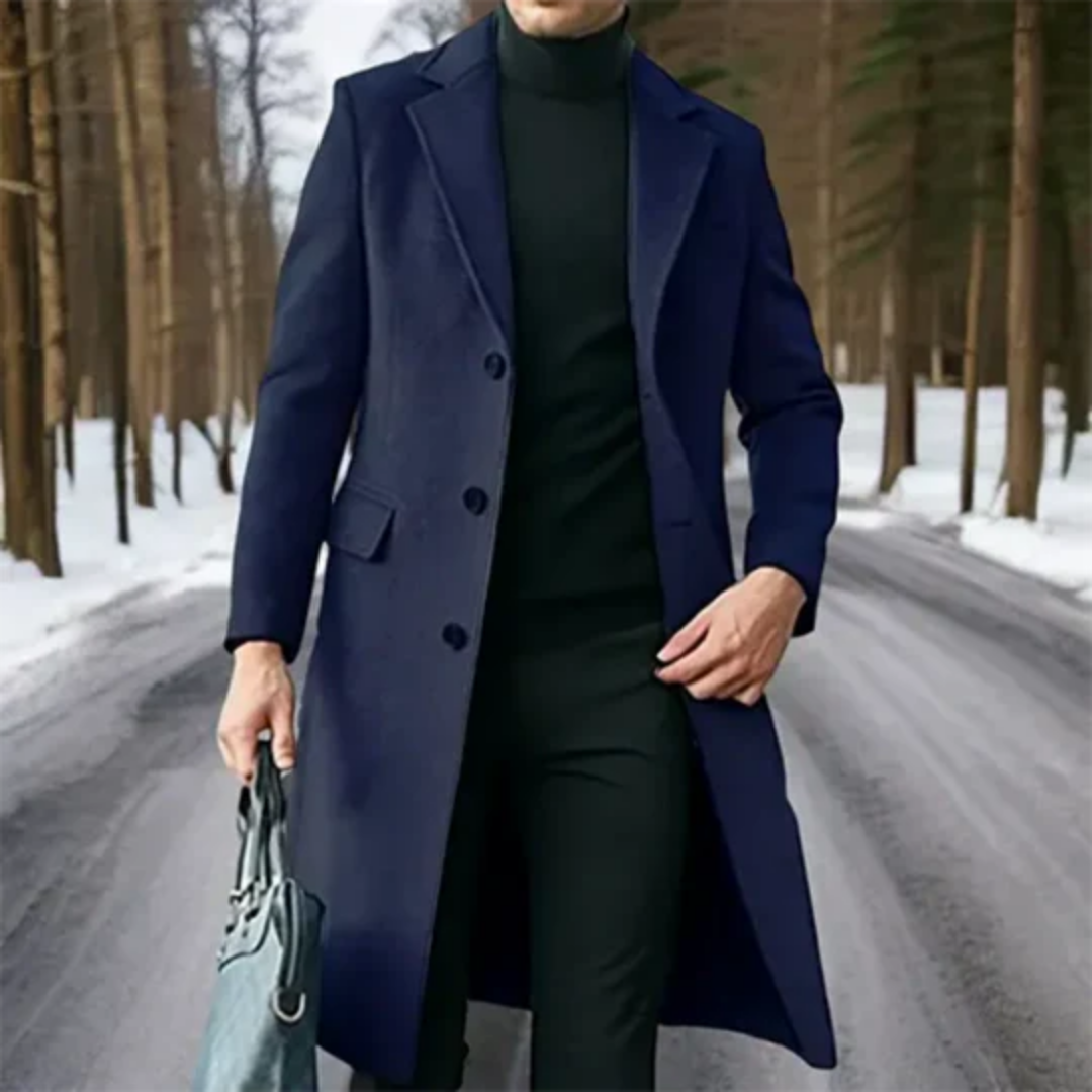 Juliano | Stylish Winter Work Long Coat For Men