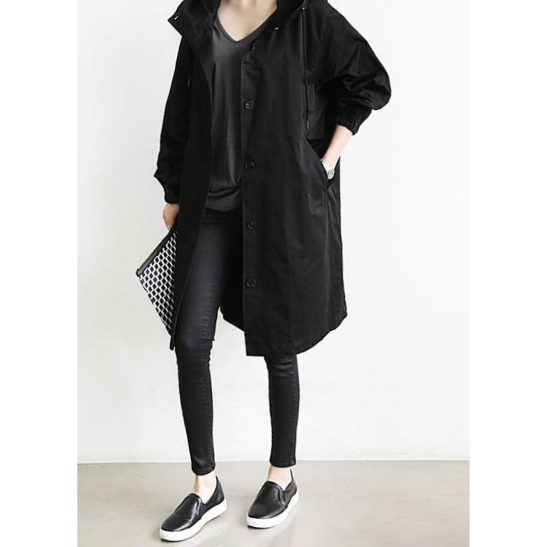 Felicitamin | Long Waterproof Hooded Coat For Women