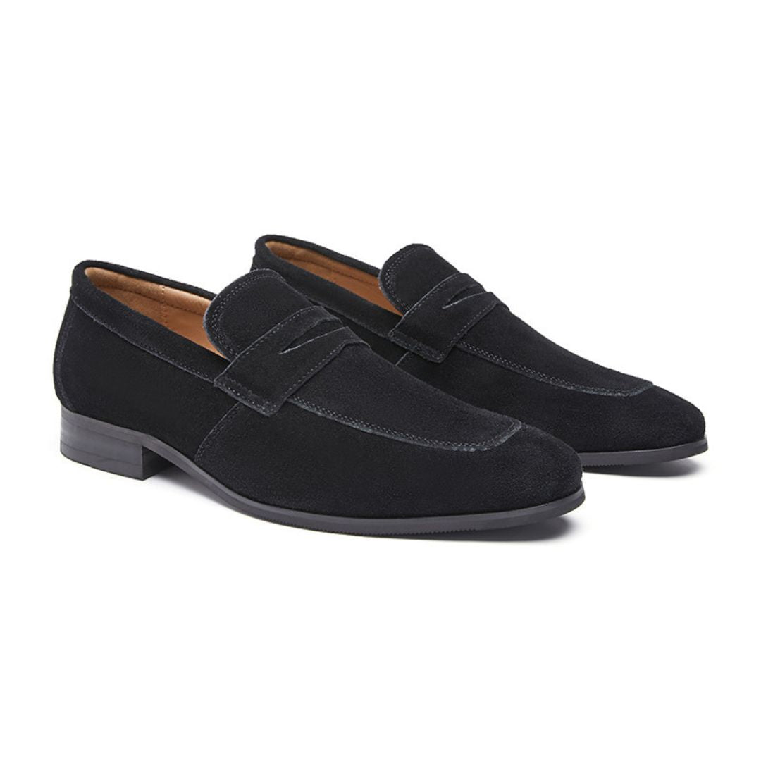 The Men's Room Suede Strap Loafers