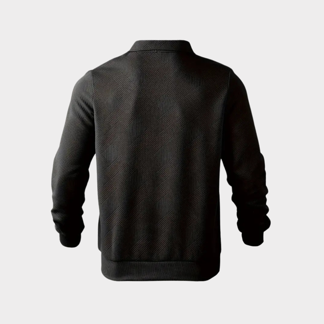 Victor - Premium sweater with quarter zipper