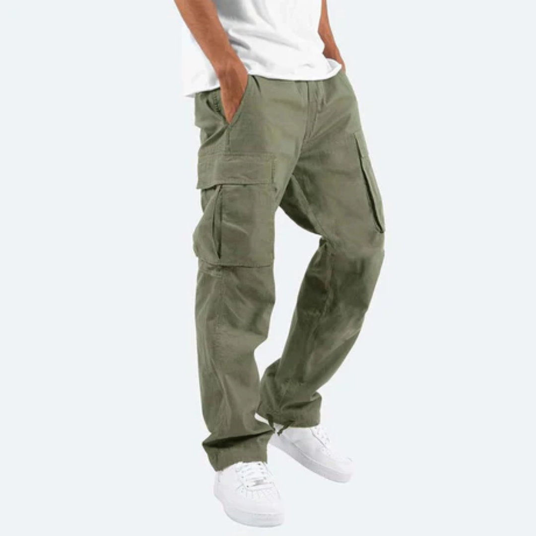 Edmund | Casual Straight Cut Cargo Pants For Men