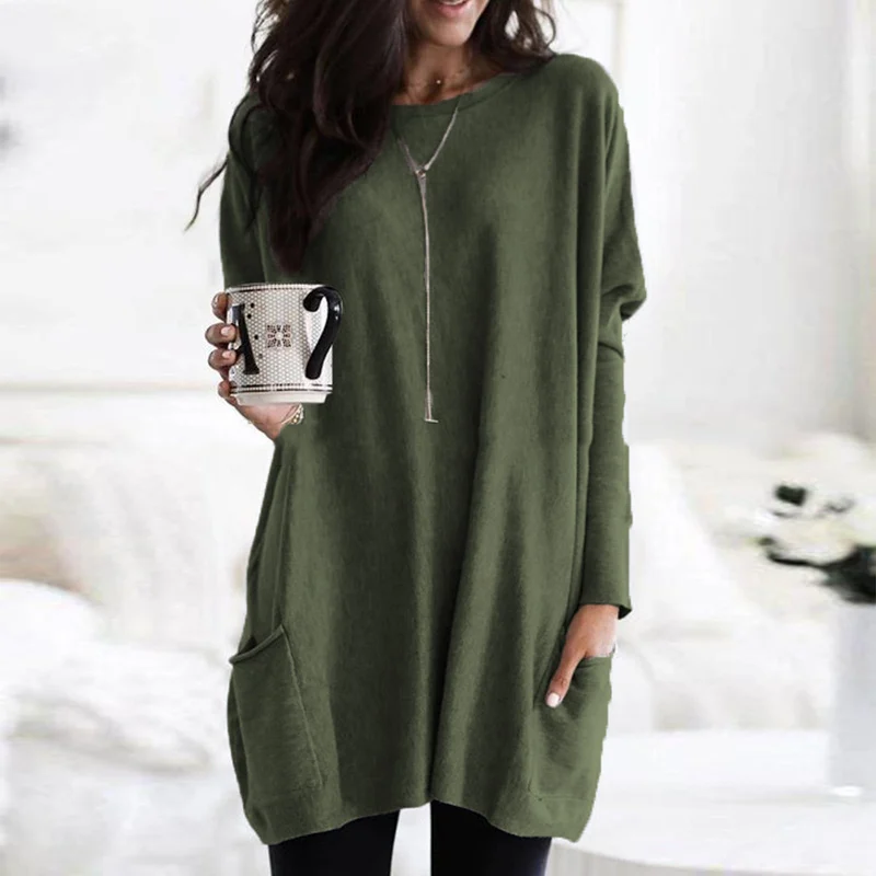 Casual long-sleeved top