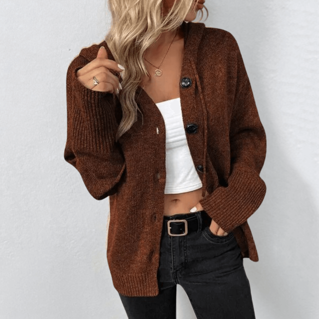 Oceanamin | Warm Winter Button Down Cardigan For Women