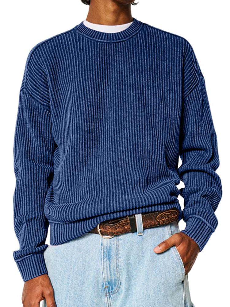 Gadiel™ - Basic Round Neck Sweater