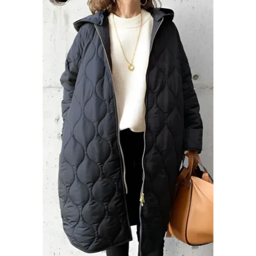 Rei | Winter Warm Long Quilted Jacket For Women