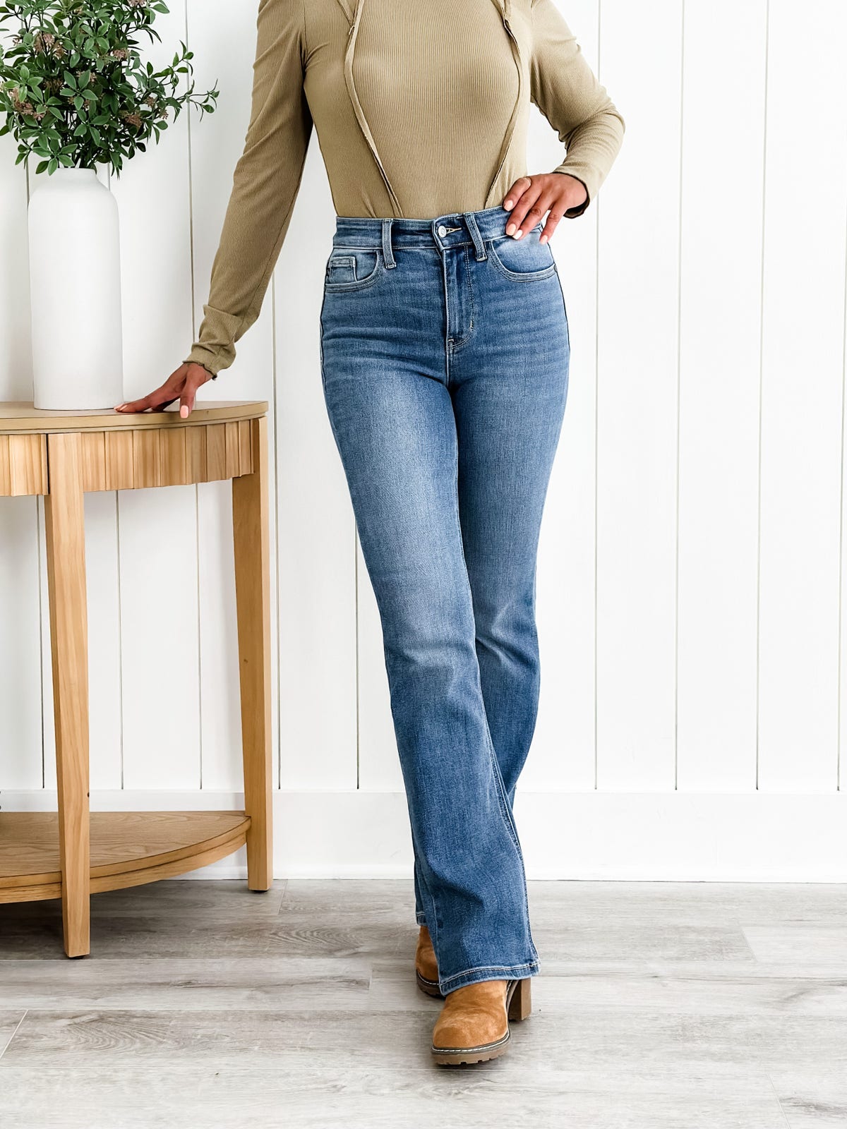 Nahid™ - Comfortable Elastic Flared Jeans