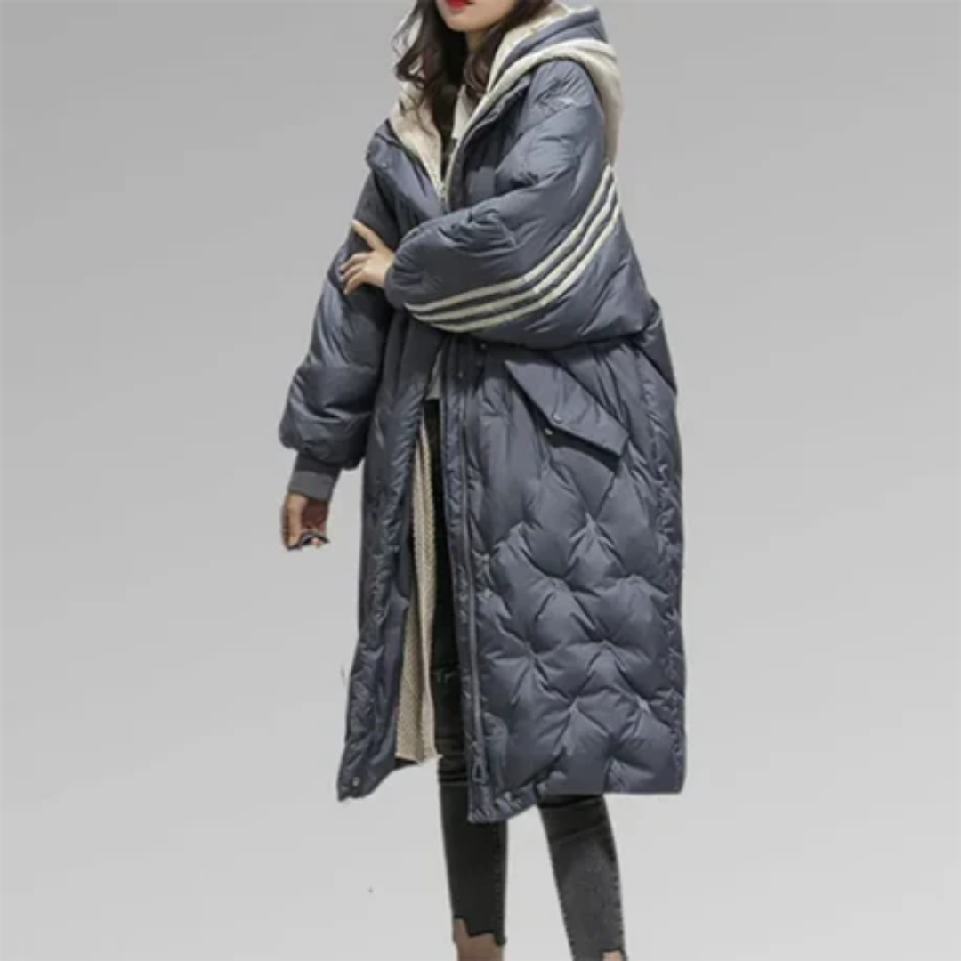 Lindsey | Winter Puffer Oversized Long Jacket For Women