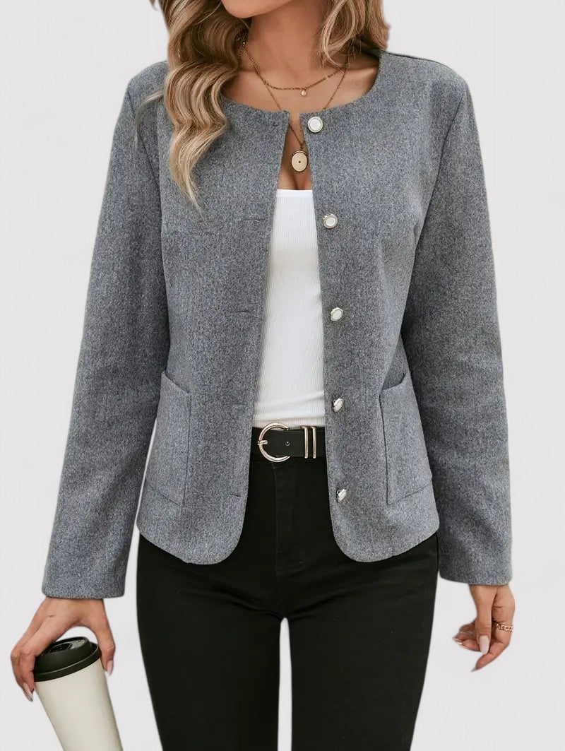 Ancien | Elegant Women's Blazer with Button Closure