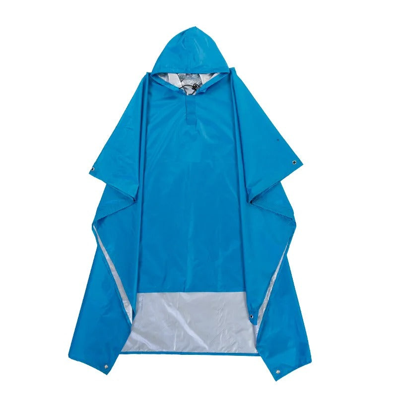 Long waterproof rain coat