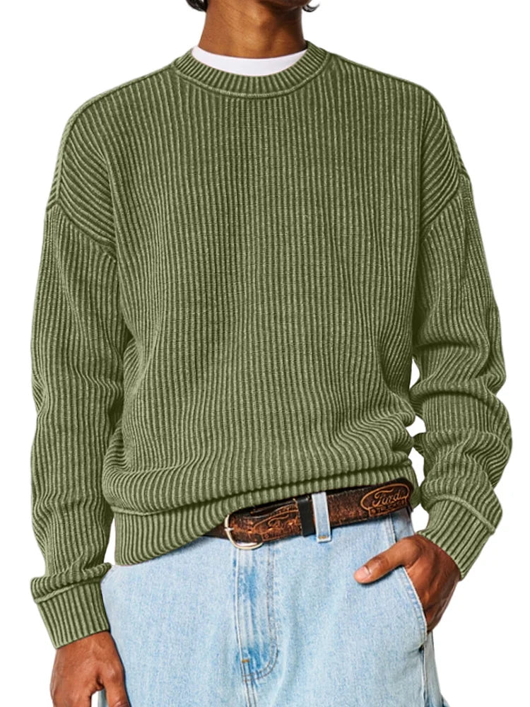 Gadiel™ - Basic Round Neck Sweater