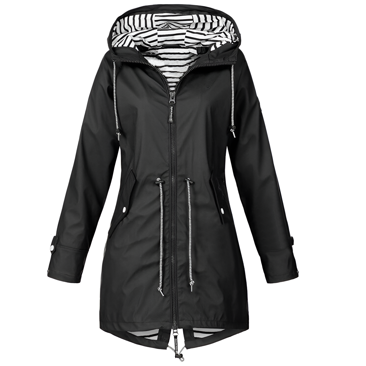 Ladies waterproof rain jacket