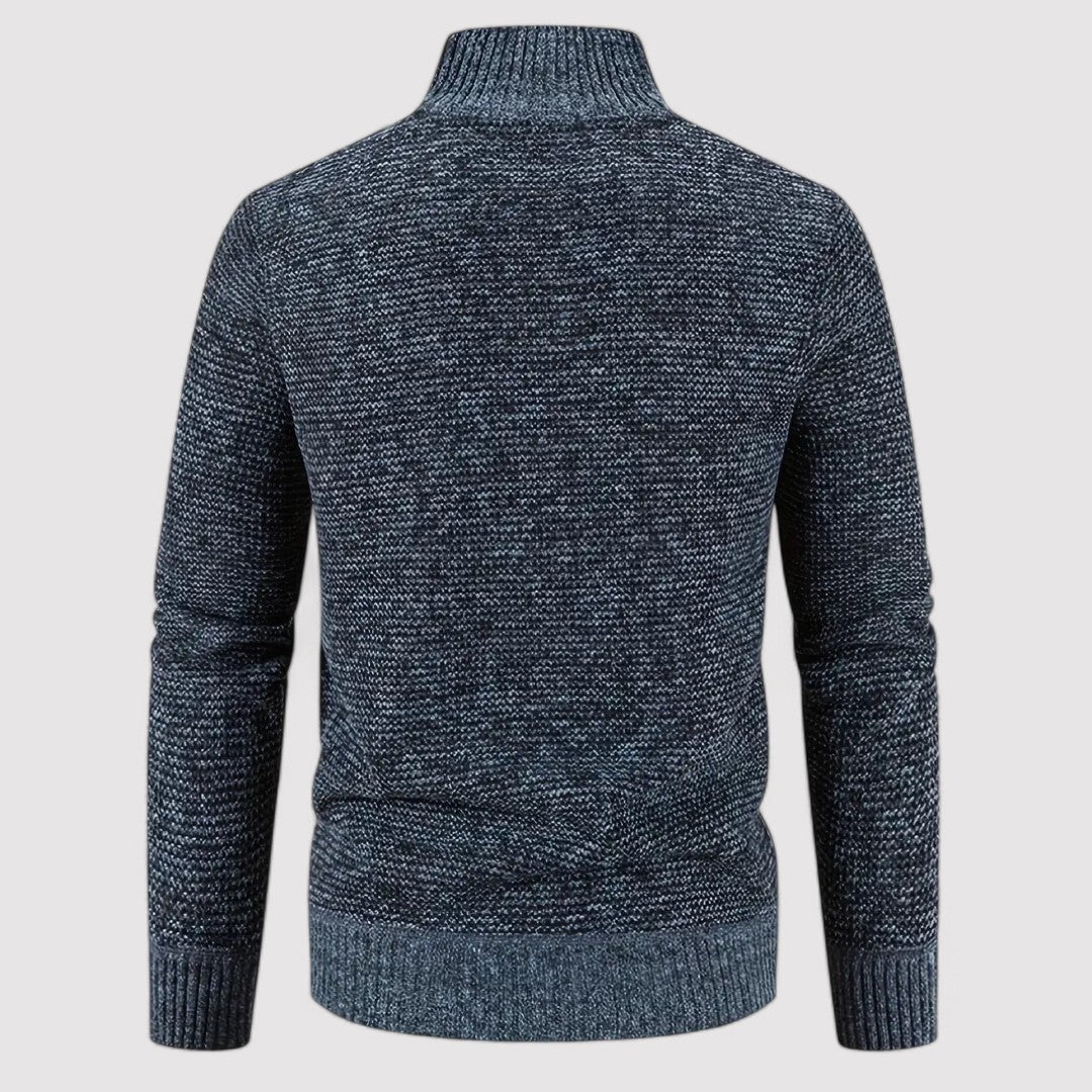 Ancien | Men's Knitted Collar Jacket