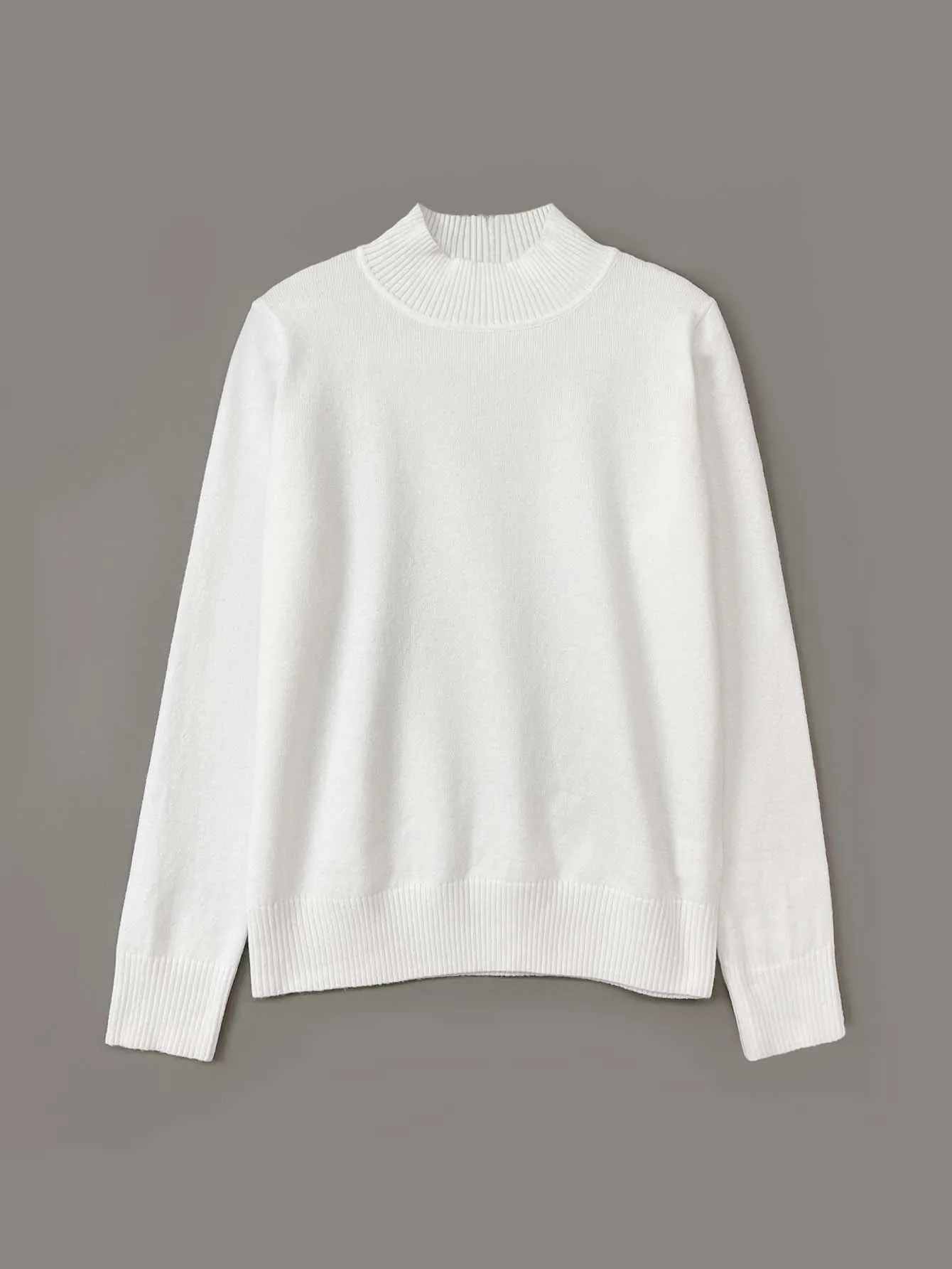 Classic round-neck jumper, timeless knitwear