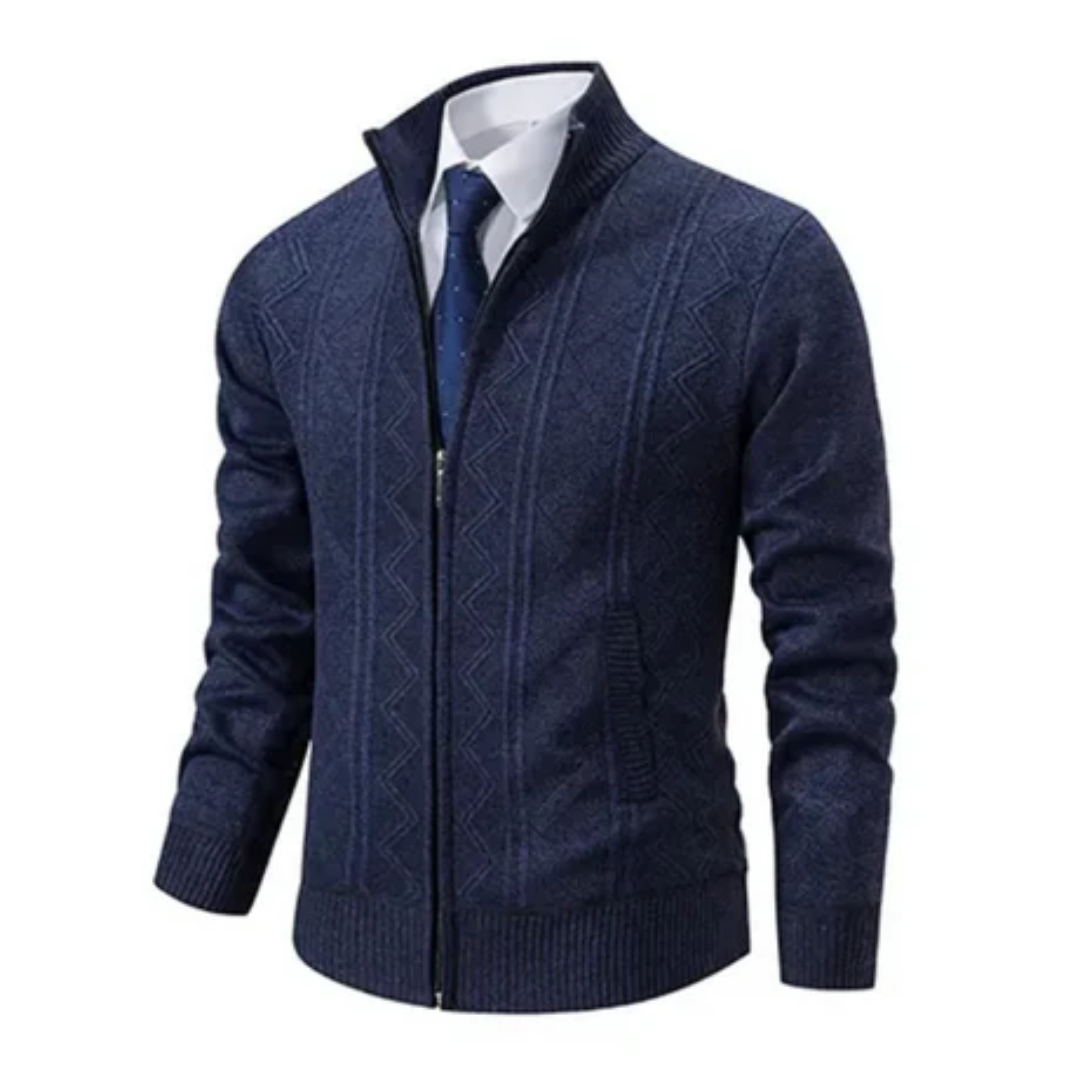 Caloy | Casual Work Zip Up Cardigan For Men