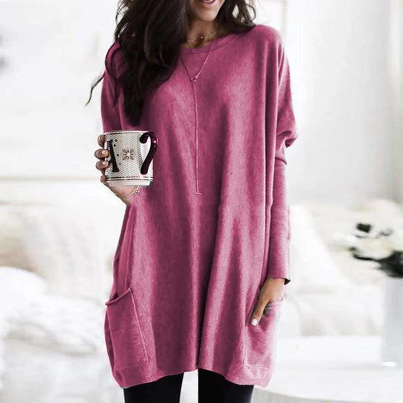 Casual long-sleeved top