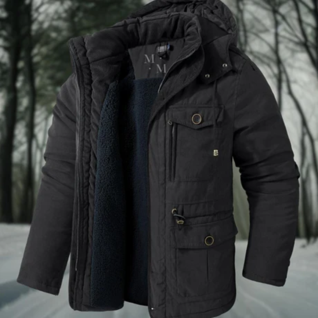 Houston | Thick Winter Jacket With Hood For Men