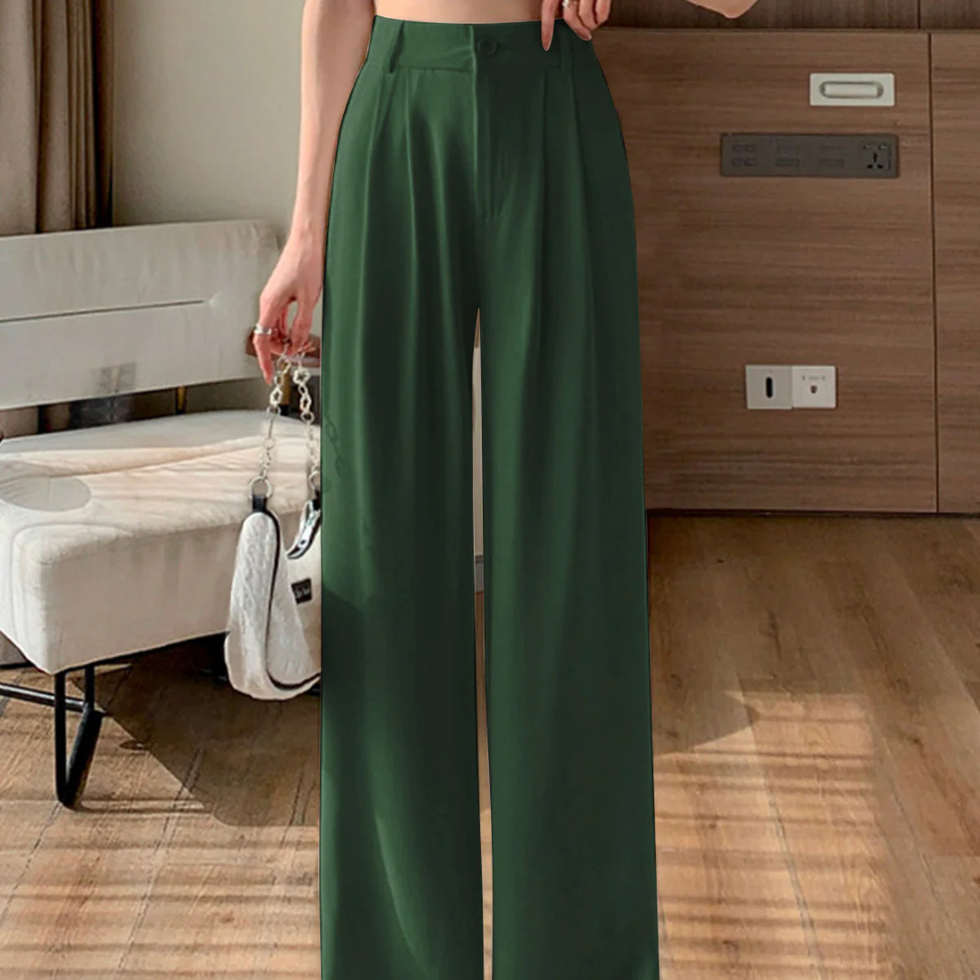 Jennie | Wide Leg Straight Cut Trouser For Women