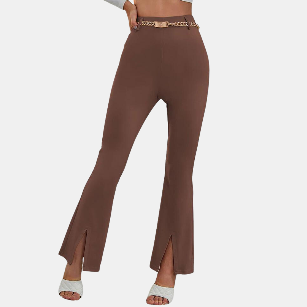 Stylish flared trousers