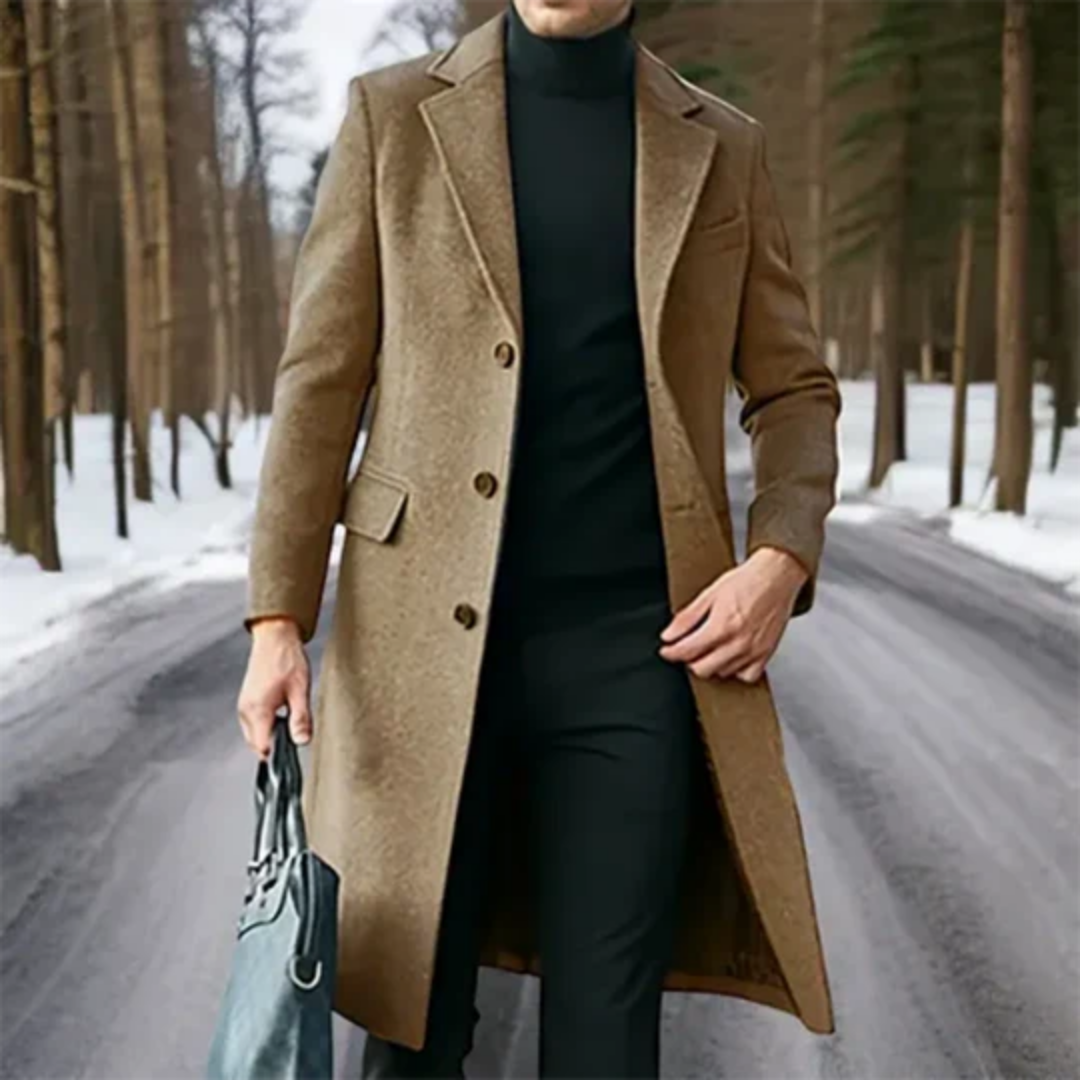 Juliano | Stylish Winter Work Long Coat For Men