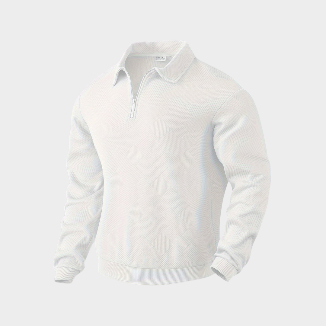 Victor - Premium sweater with quarter zipper