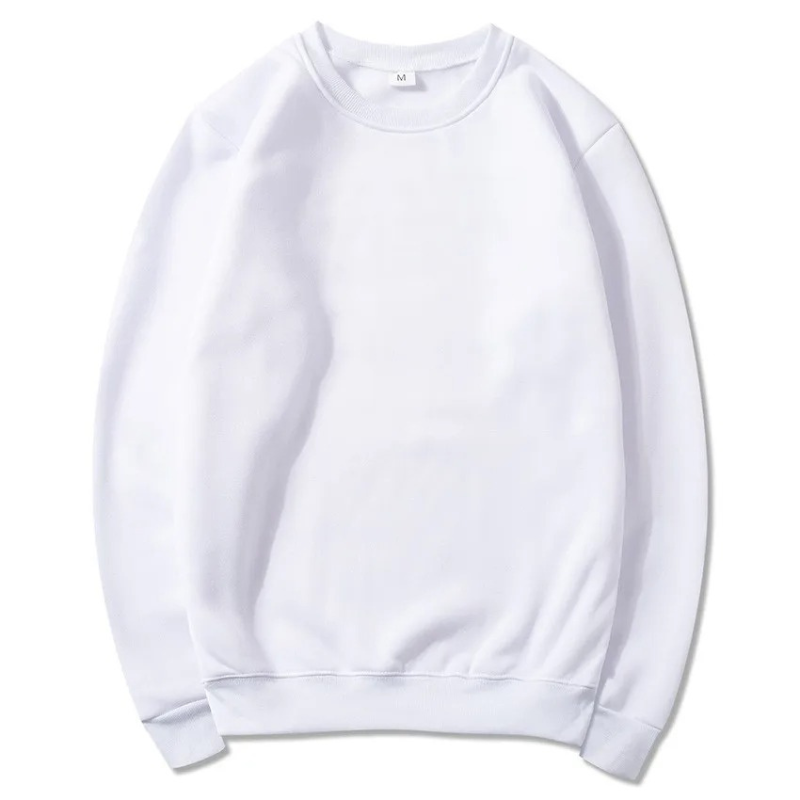 Basic sweatshirt with a round neckline for everyday comfort