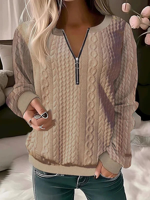 Casual knitted jumper for women