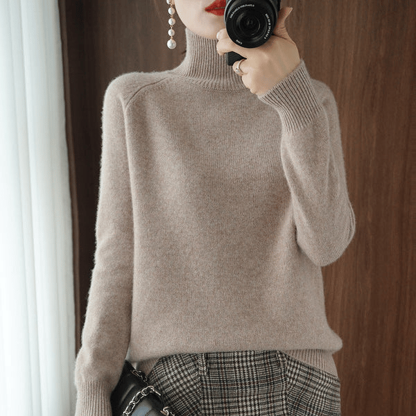 Rosanna™ - Cashmere turtleneck jumper