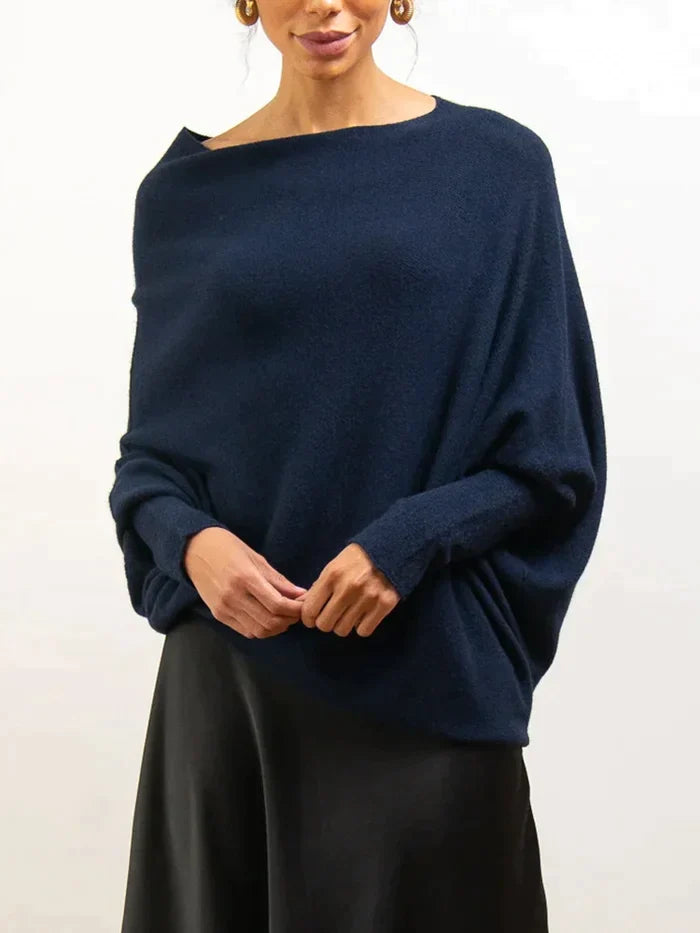 Marce™ - Asymmetric Draped Jumper