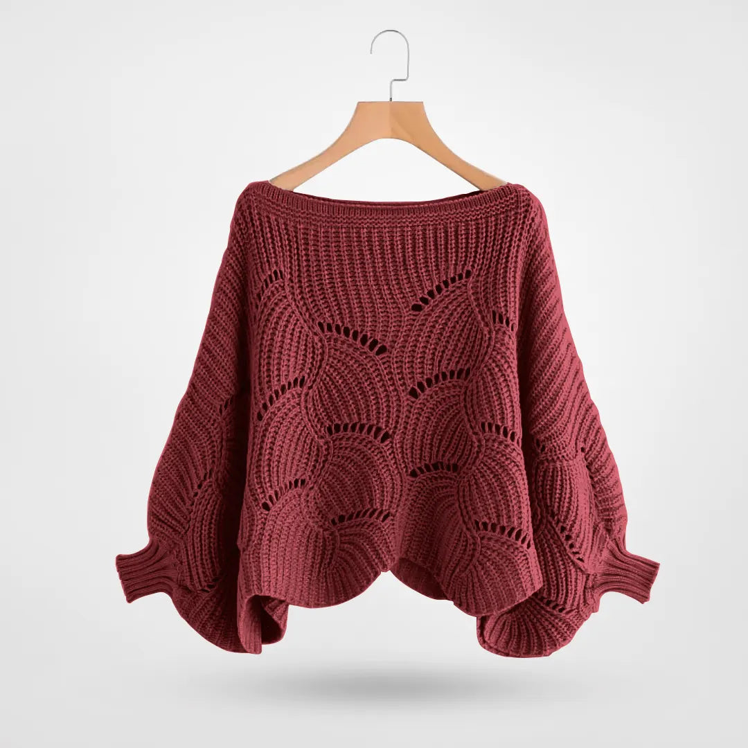 Cosy knitted shoulder blanket